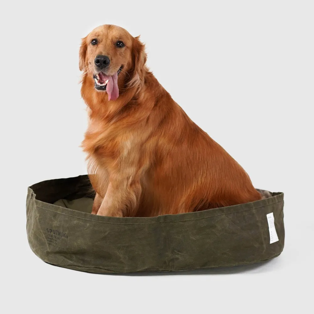10% OFF: Sputnik Military Reversible Pillow Dog Bed (Green)