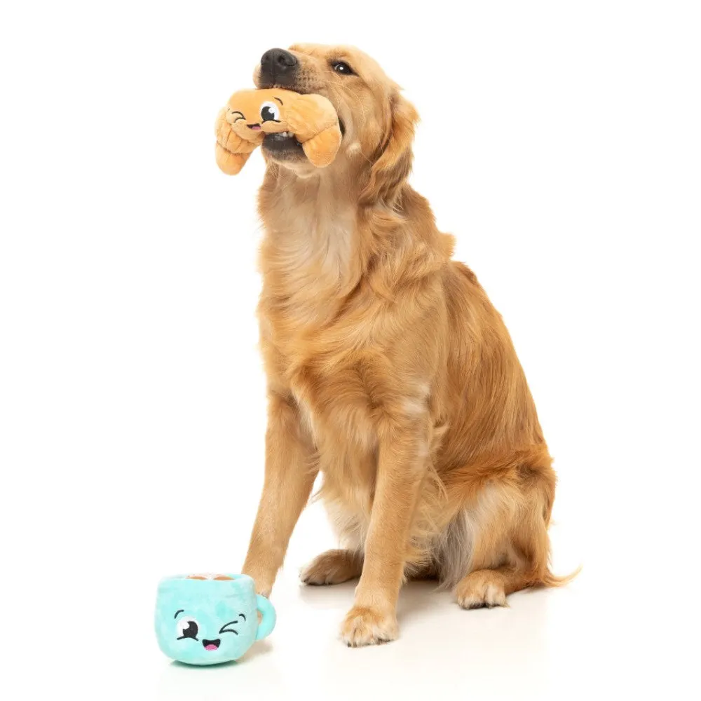 15% OFF: FuzzYard Croissant & Cappuccino 2 Pcs Dog Toy
