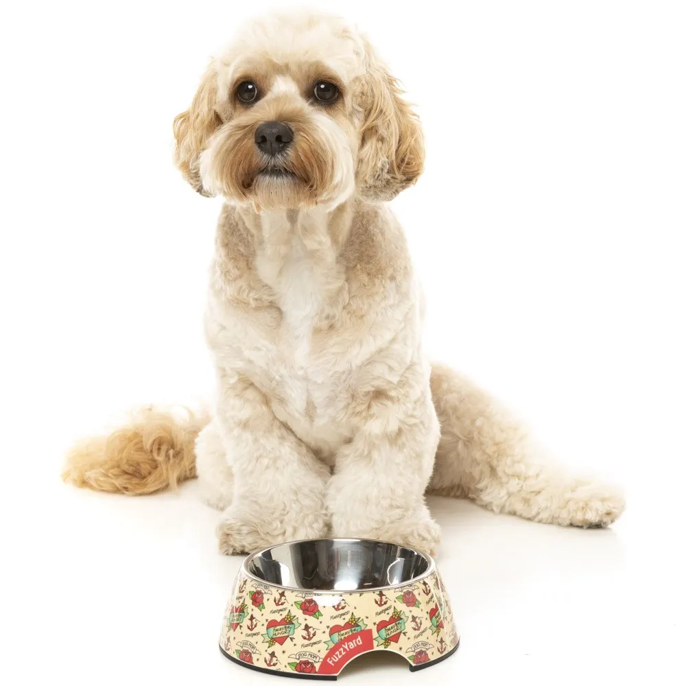 15% OFF: FuzzYard Easy Feeder Dog Bowl (Ink'd Up)