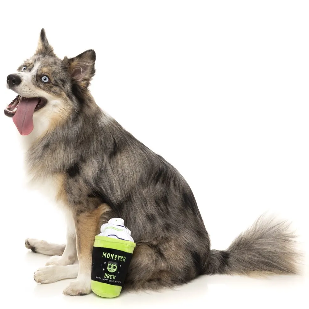 15% OFF: FuzzYard Halloween Monster Brew Plush Dog Toy