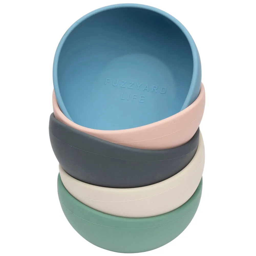 15% OFF: FuzzYard Life Silicone Dog Bowl (French Blue)