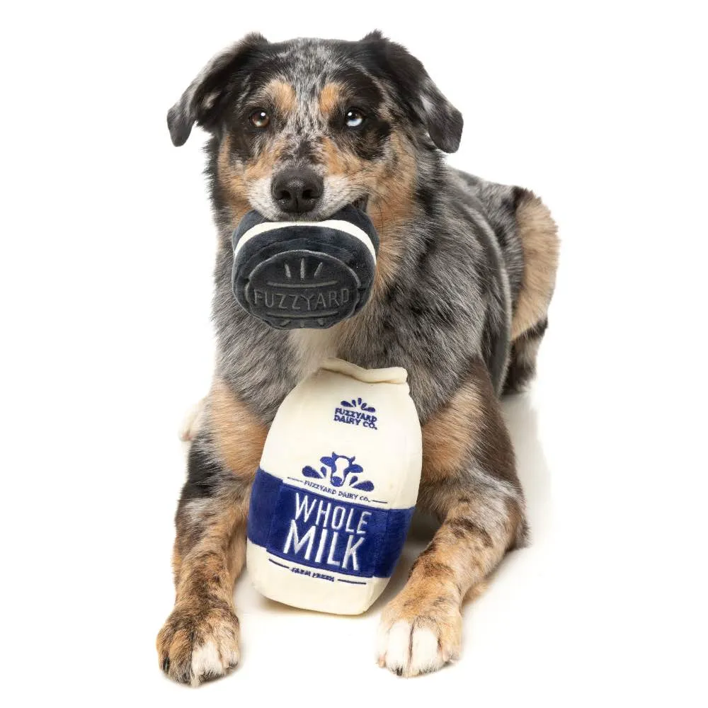15% OFF: FuzzYard Milk & Cookie 2 Pcs Dog Toy