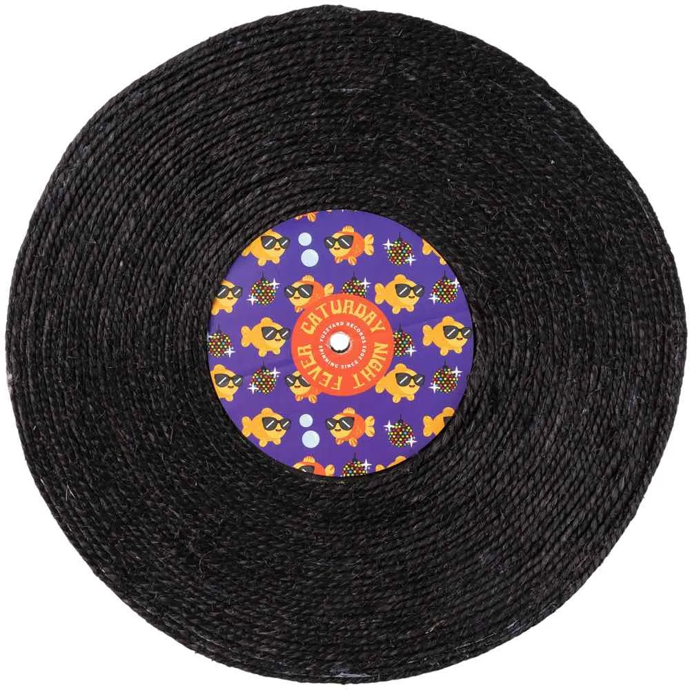 15% OFF: FuzzYard Record Cat Scratcher (Caturday Night Fever)