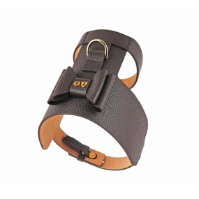 30% OFF: Moshiqa Bijou Leather Dog Harness (Brown)