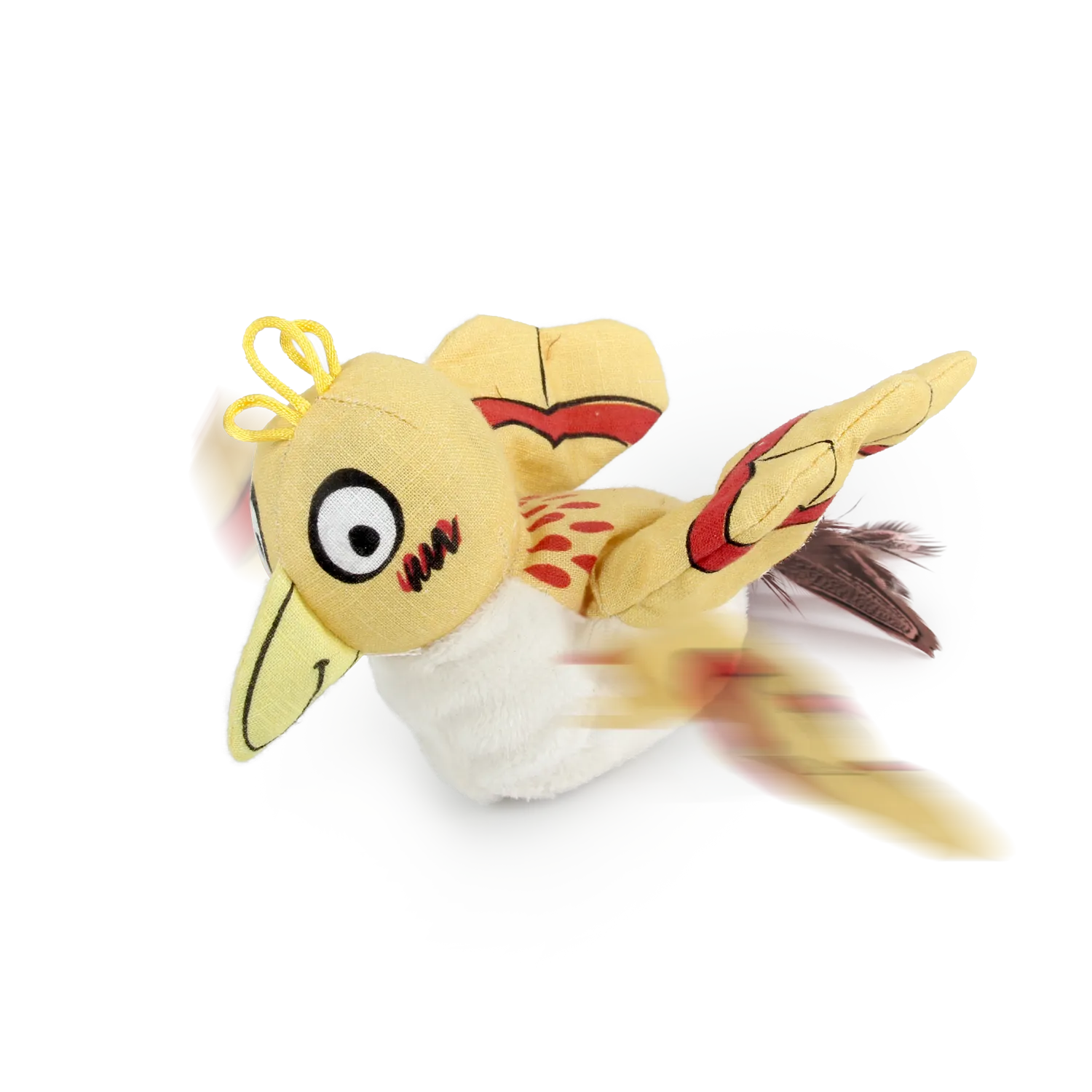 AFP Jittering Bird Pet Toy (Yellow)