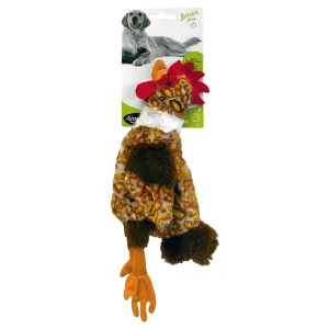 Aime Dog Toy Flat Mini Hen Toy 32cm