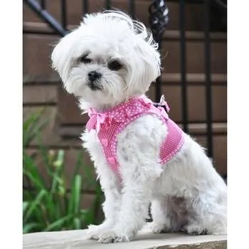 American River Choke Free Harness - Pink Polka Dot