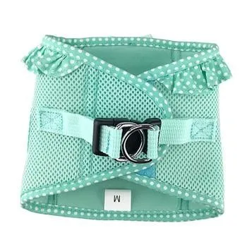 American River Choke Free Harness - Teal Polka Dot