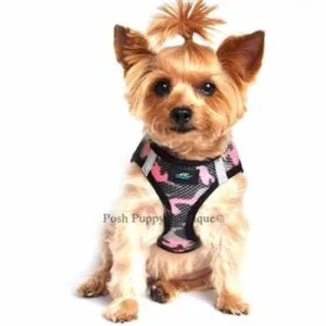American River Ultra Choke Free Dog Harness Camouflage Collection - Pink Camo