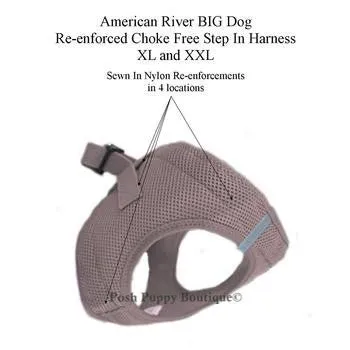 American River Ultra Choke Free Dog Harness- Fossil Brown
