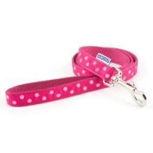 Ancol Vintage Polka Lead Raspberry, 1.9x100cm