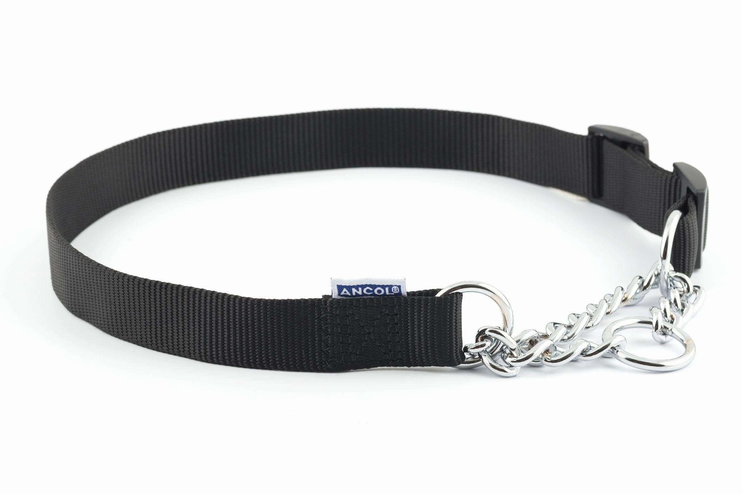Ancol Nyl Chain Check Col Blck S7-10