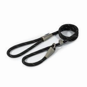 Ancol Reflective Slip Lead Black 120cm