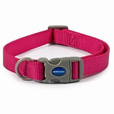 Ancol Viva Quick Fit Col Pink 30-50cm