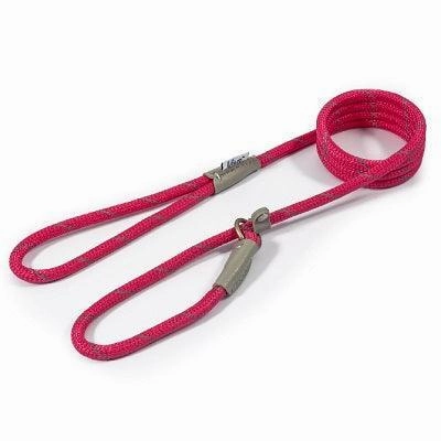 Ancol Viva Rope Refl Slp Lead Pnk80mm