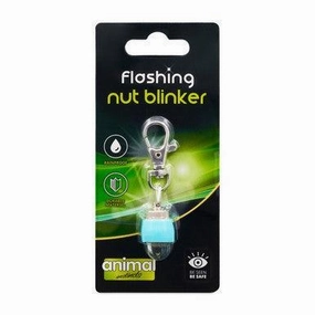 Animal Instincts Flashing Safety Nut Blinker Blue