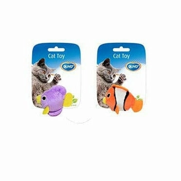 Assortment Fish 2st - 7,5x9x3,5cm orange/blue