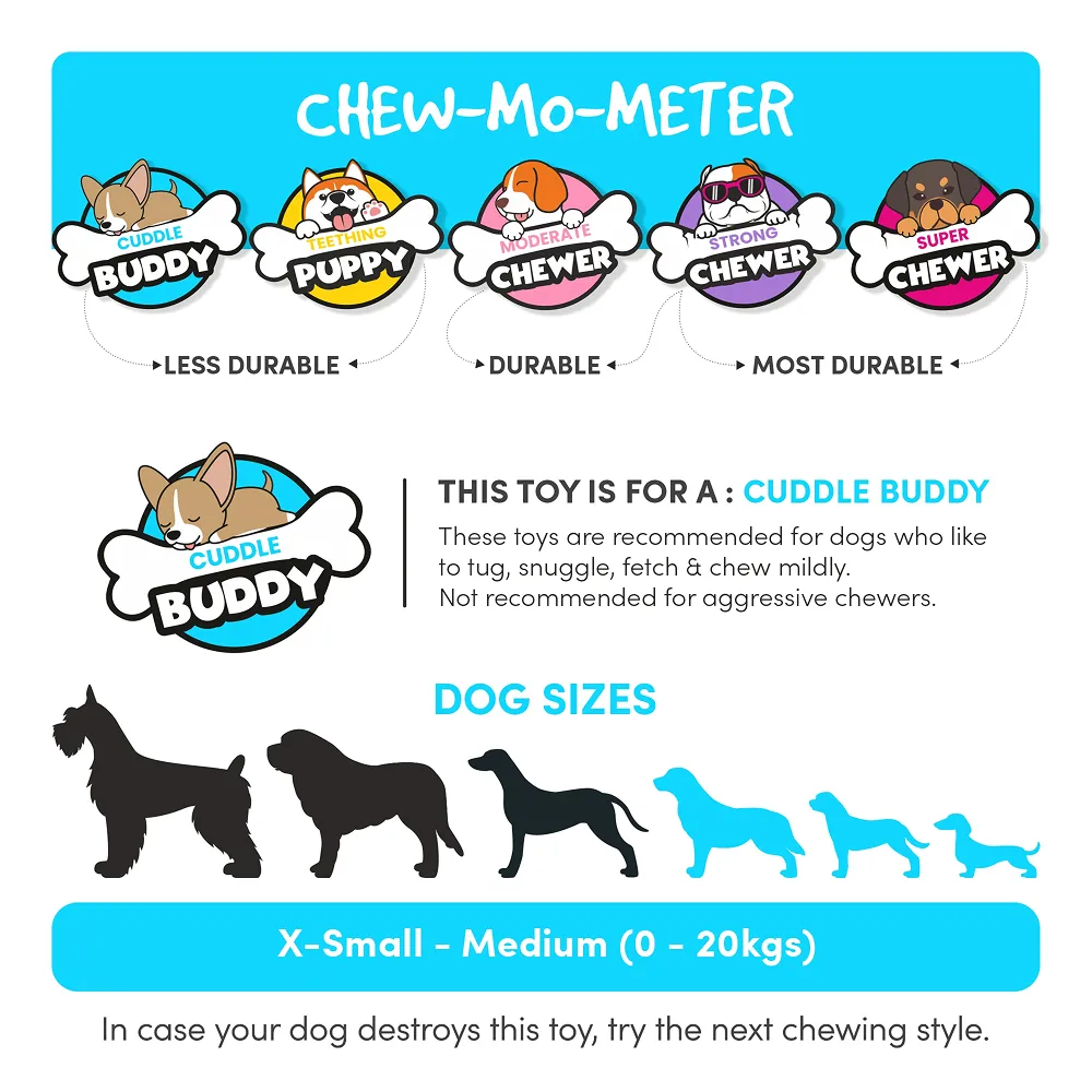 Barkbutler x Fofos Birthday Hat Plush Toy for Dogs