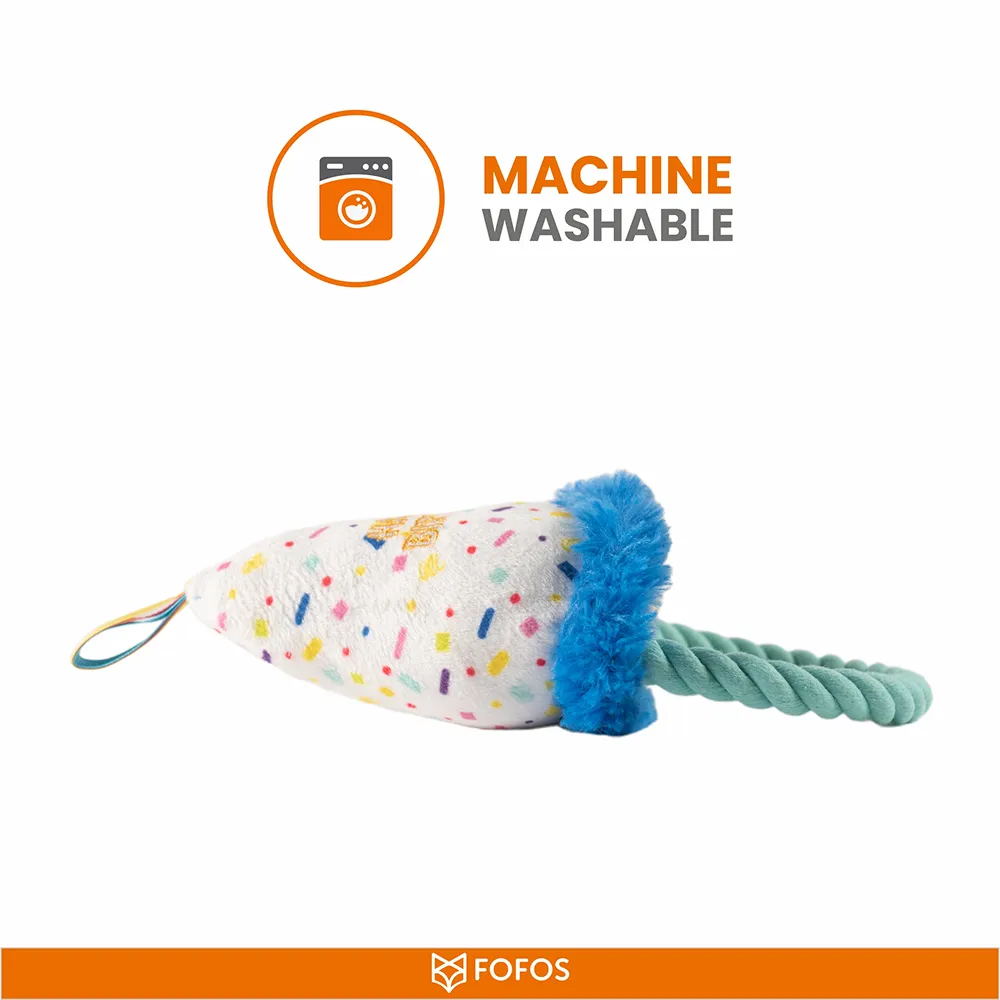 Barkbutler x Fofos Birthday Hat Plush Toy for Dogs