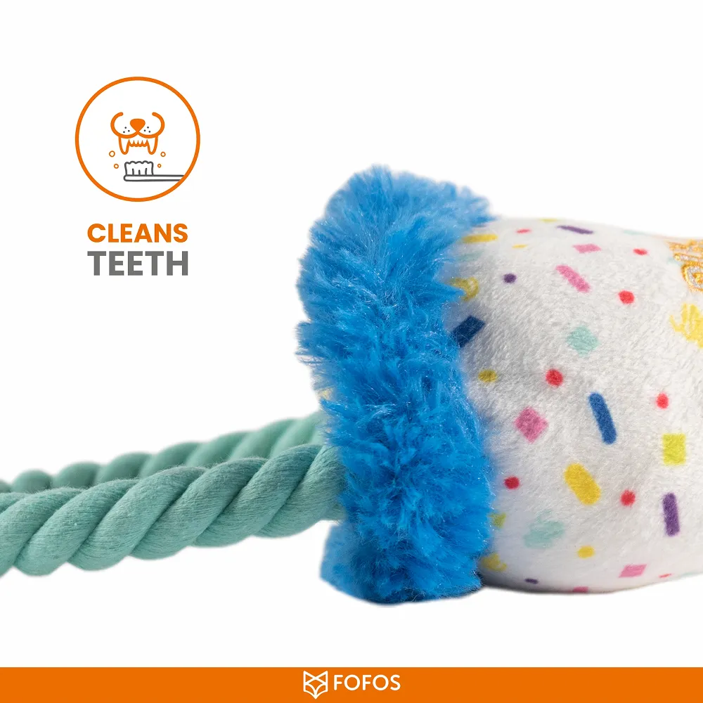 Barkbutler x Fofos Birthday Hat Plush Toy for Dogs
