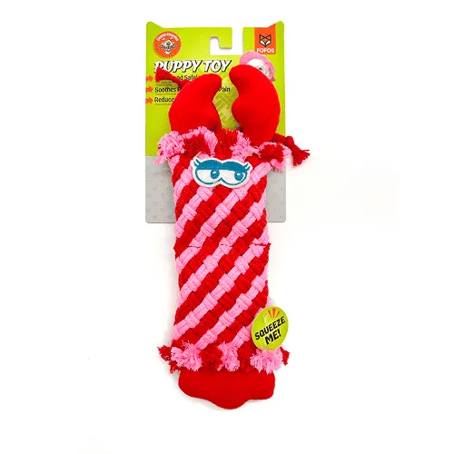 Barkbutler x Fofos Dental Lobster Toy for Dogs