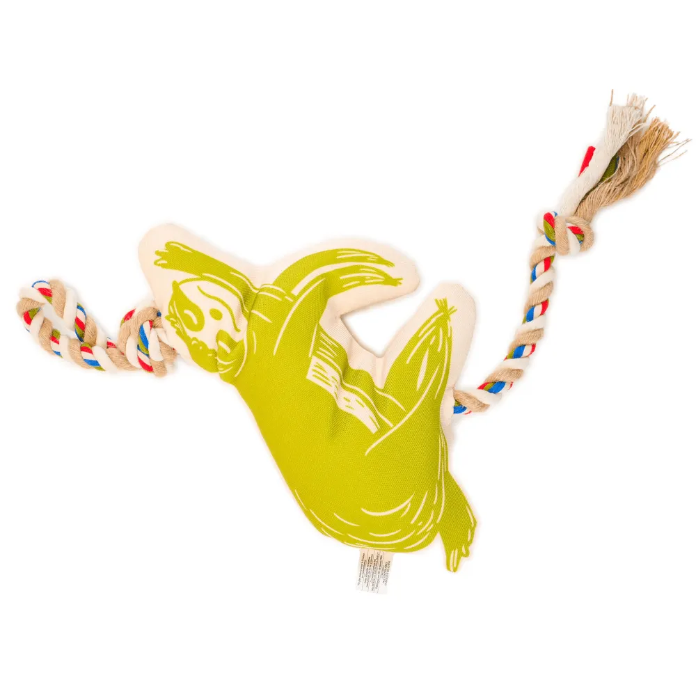 Barkbutler x Fofos Flossy Rope Toy With Sloth for Dogs