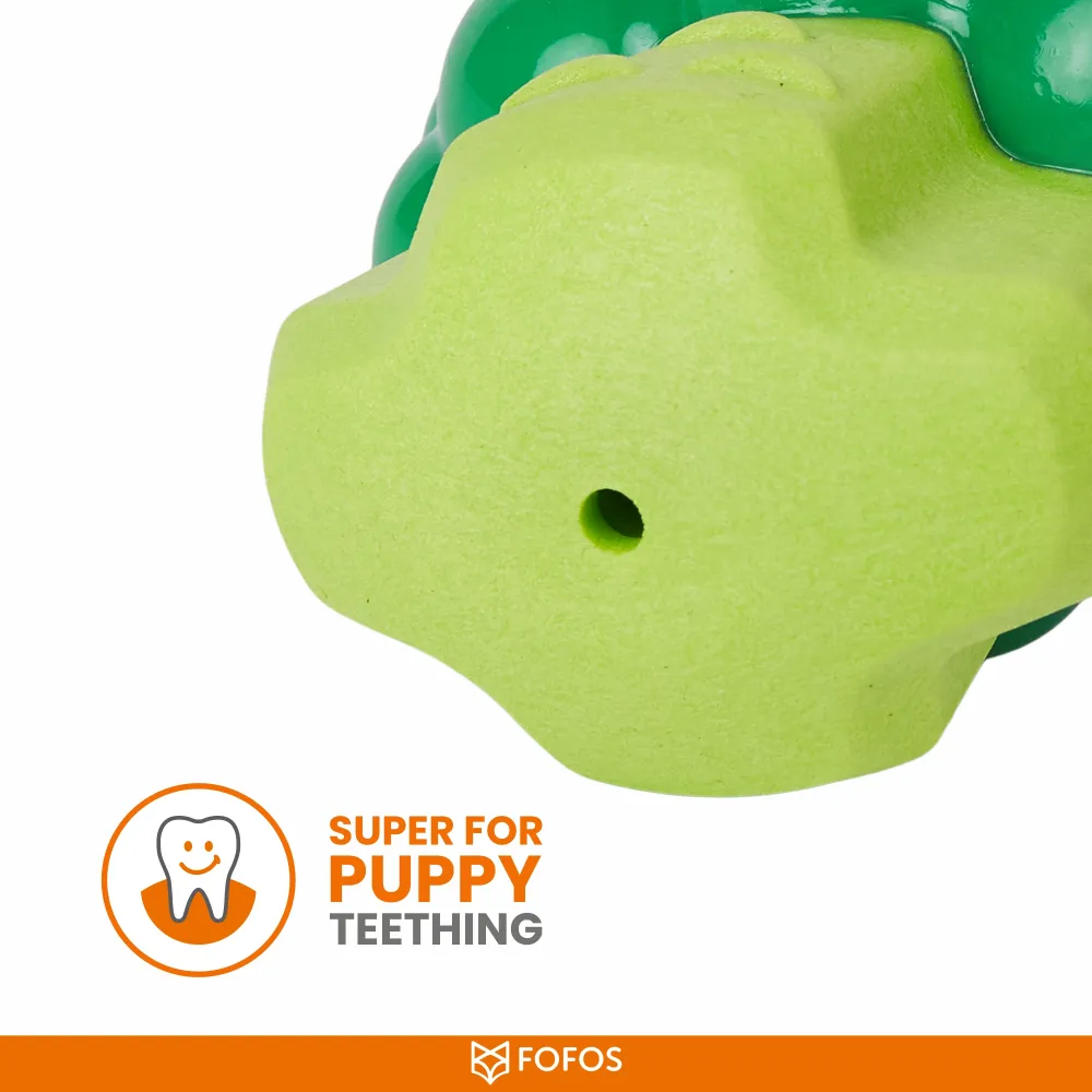 Barkbutler x Fofos Giggling Vegi Bites Broccoli Squeaky Chew Toy for Dogs