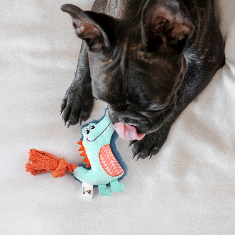 Barkbutler x Fofos Puppy Alligator Toy for Dogs
