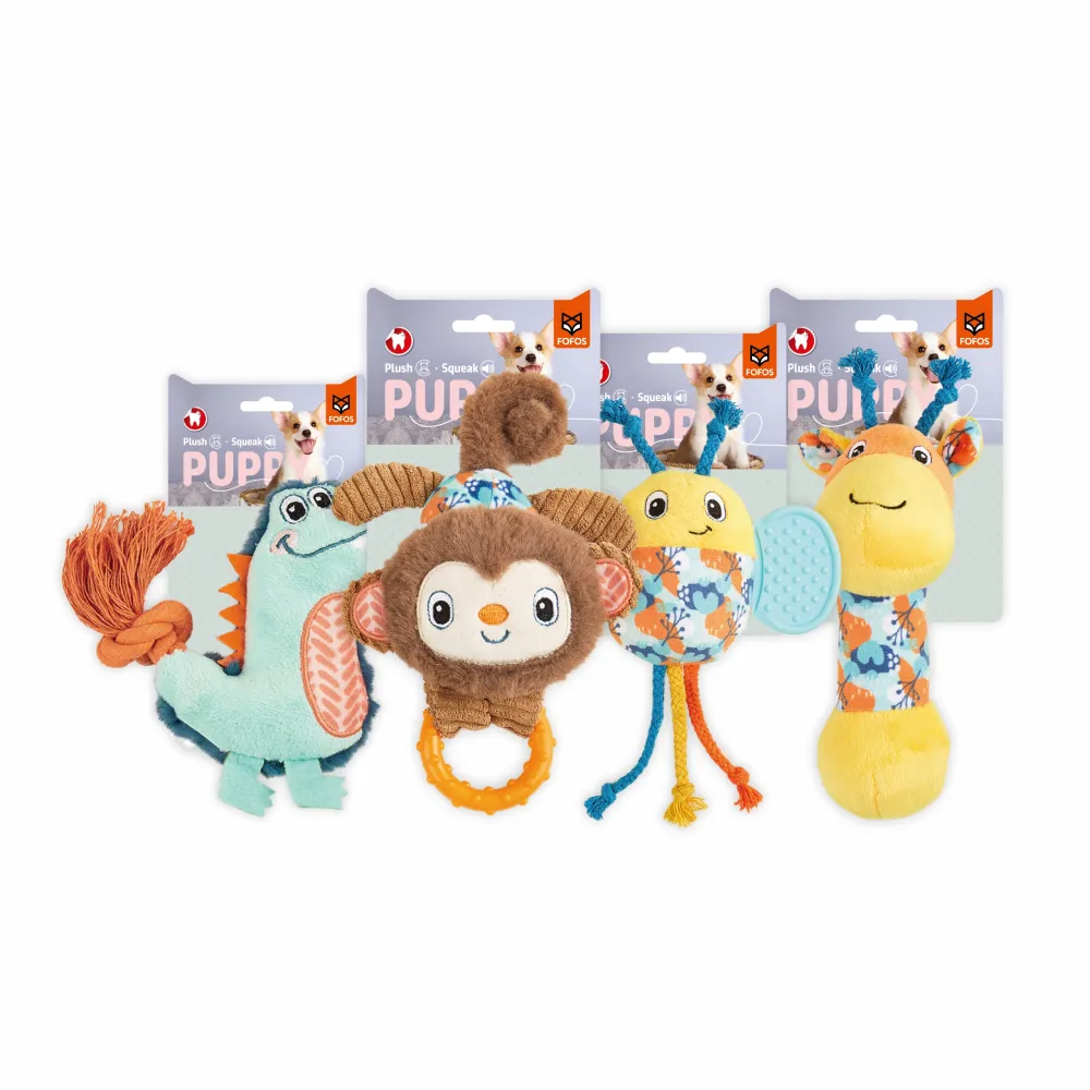 Barkbutler x Fofos Puppy Alligator Toy for Dogs