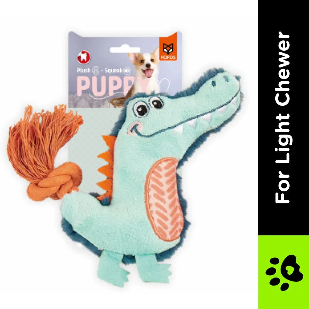 Barkbutler x Fofos Puppy Alligator Toy for Dogs