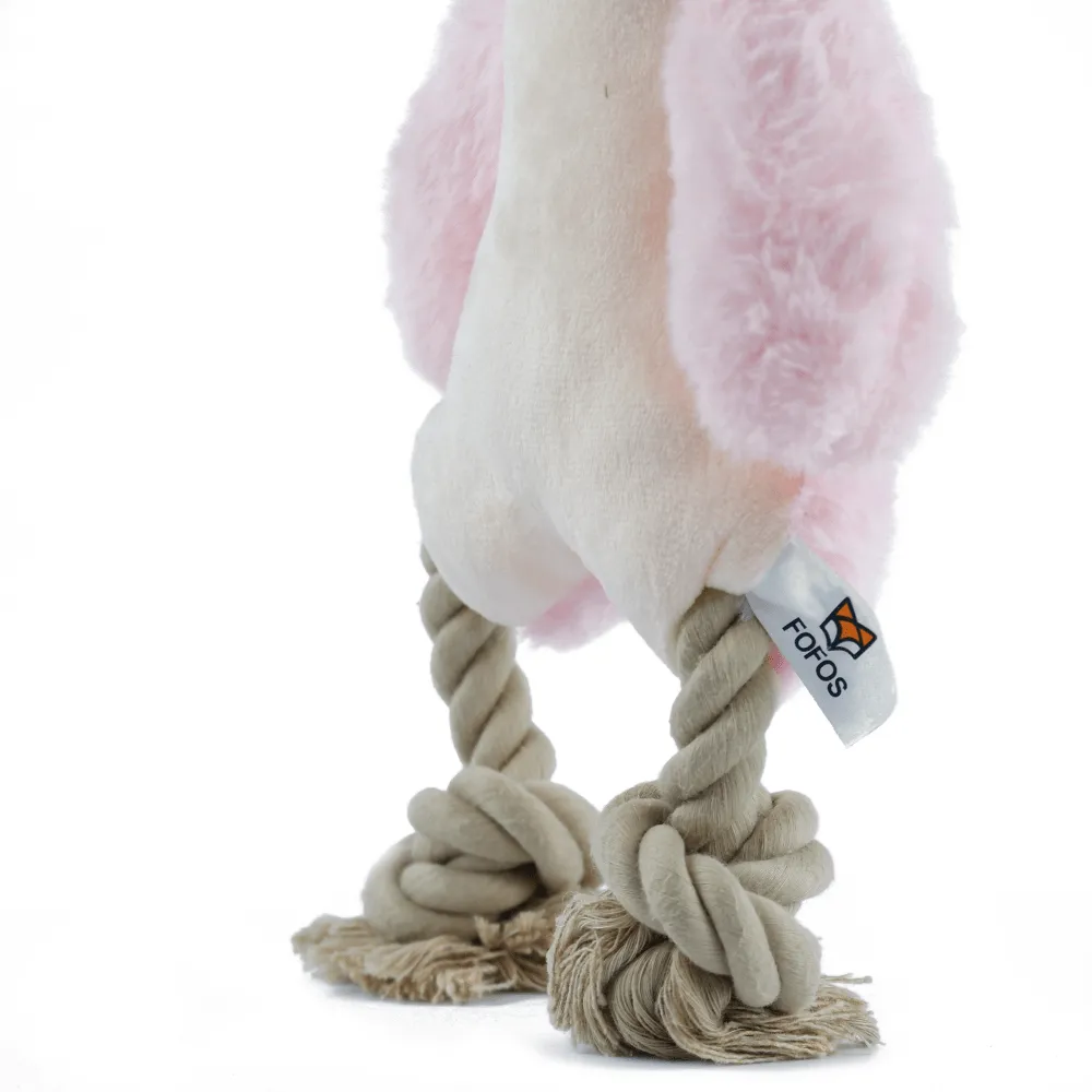 Barkbutler x Fofos Ropeleg plush Rabbit Toy for Dogs