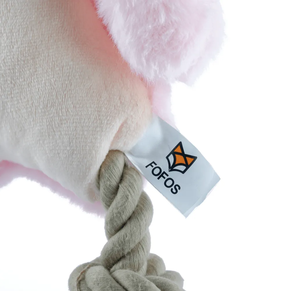 Barkbutler x Fofos Ropeleg plush Rabbit Toy for Dogs
