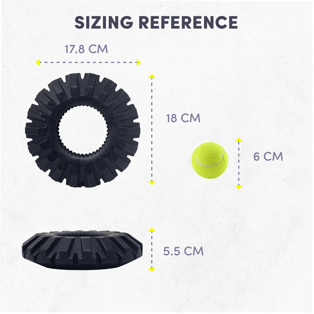 Barkbutler x Fofos Tyre Toy for Dogs