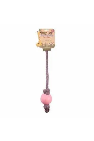 Beco Natural Rubber Ball on Rope for Dogs
