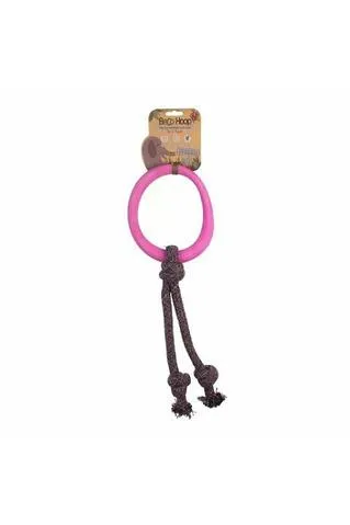 Beco Natural Rubber Hoop on Rope for Dog
