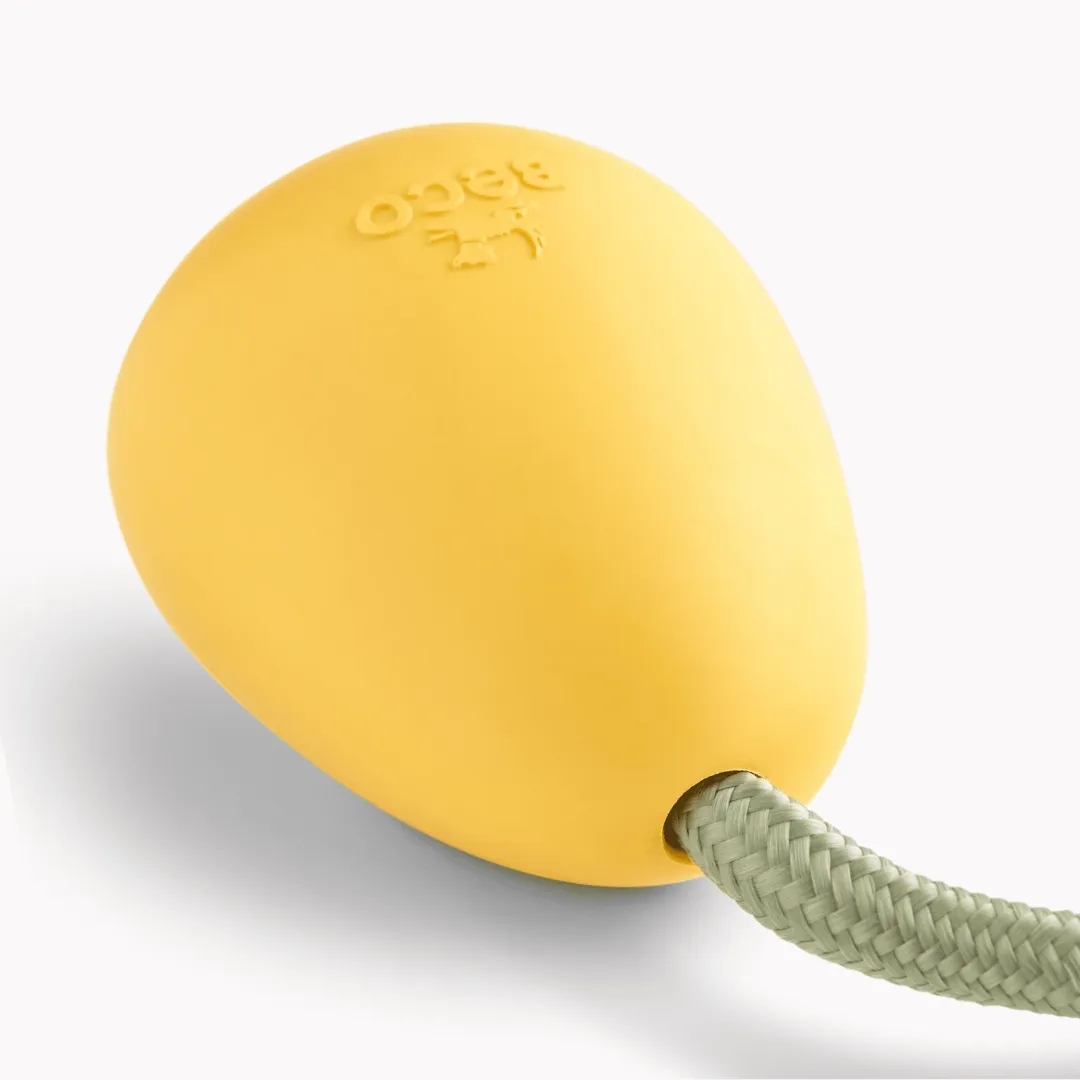 Beco Yellow Rubber Slinger Pebble
