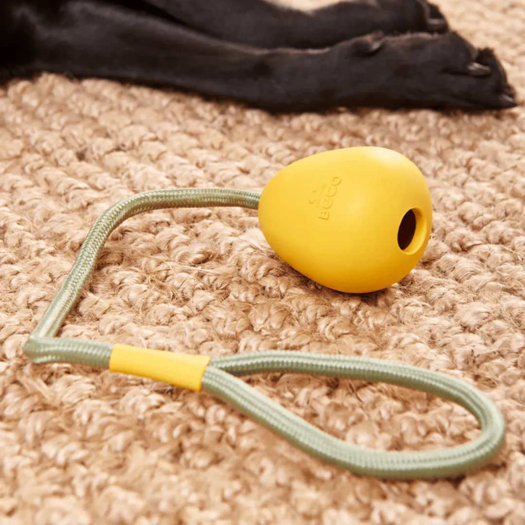 Beco Yellow Rubber Slinger Pebble