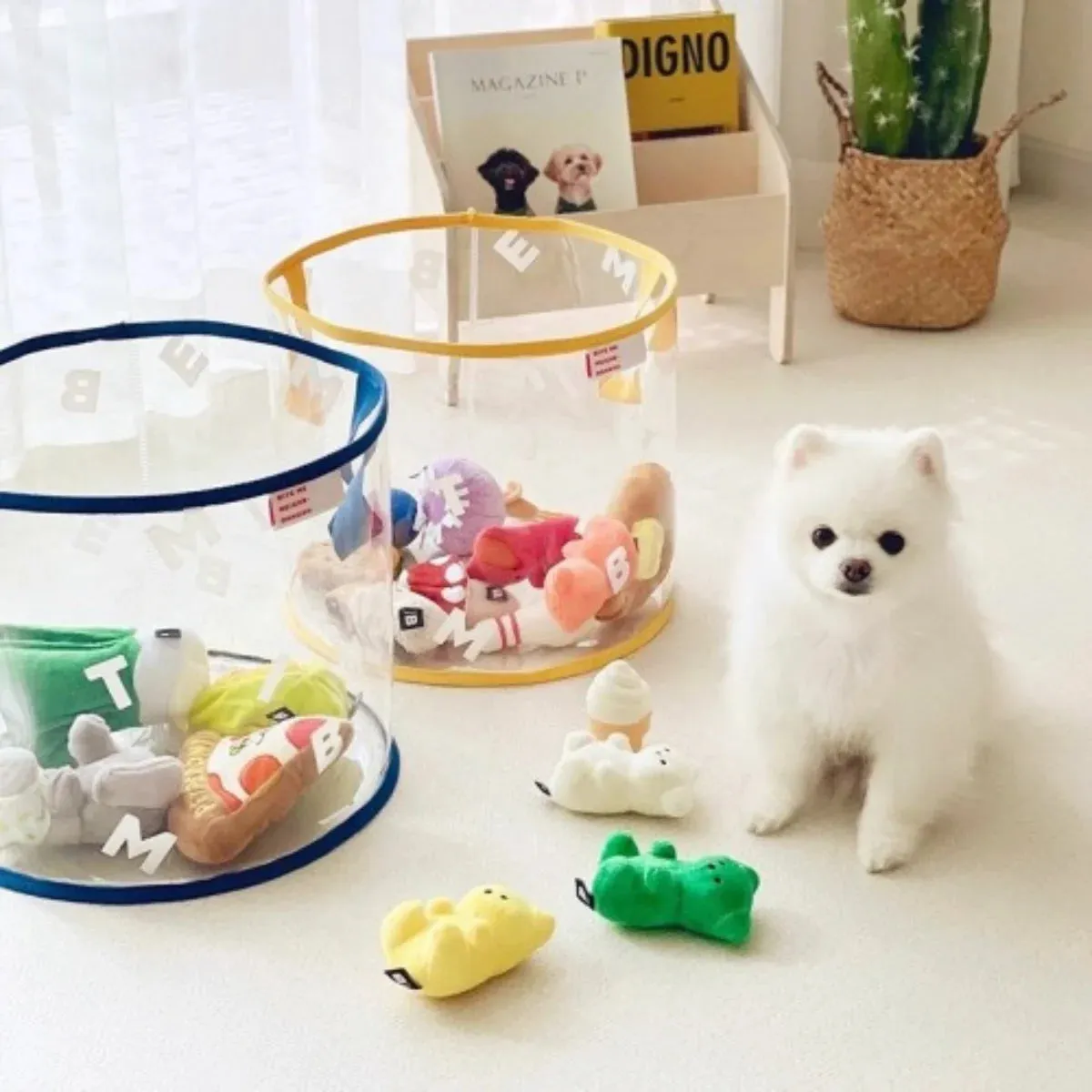 Bite Me - Clear Toy Basket