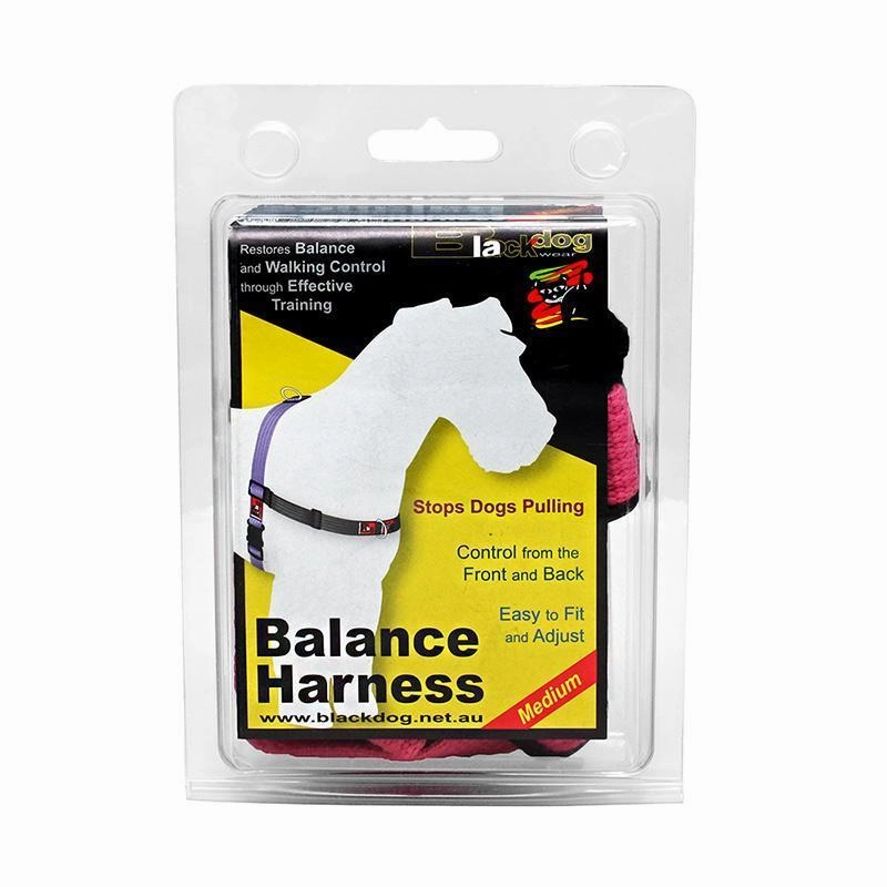 Black Dog Wear Balance Harness Red Extra Large