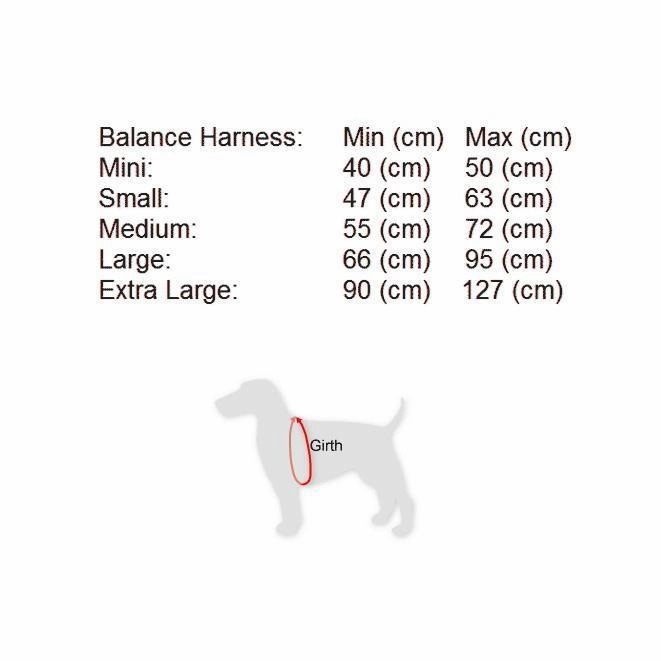 Black Dog Wear Balance Harness Red Extra Large