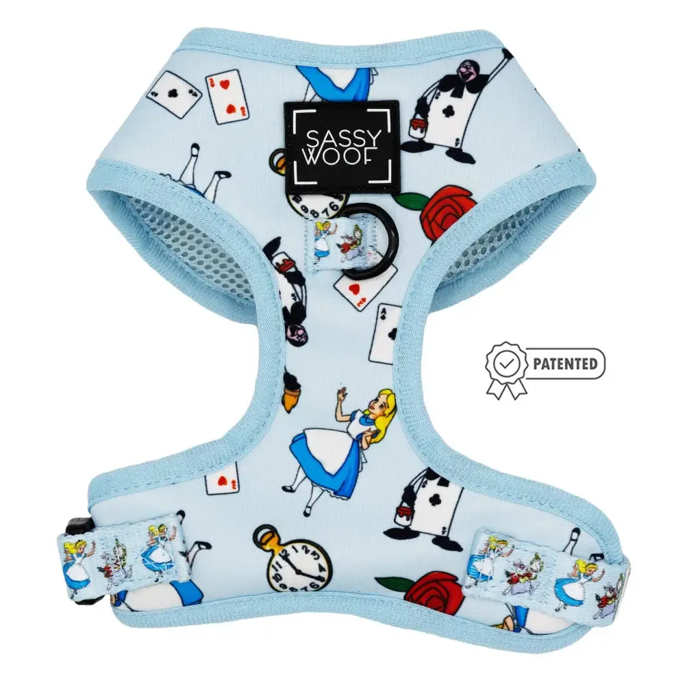 Blue Alice in Wonderland Adjustable Harness