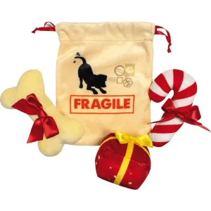 Bobby Christmas Dog Toy Santa Bag-21 Cm