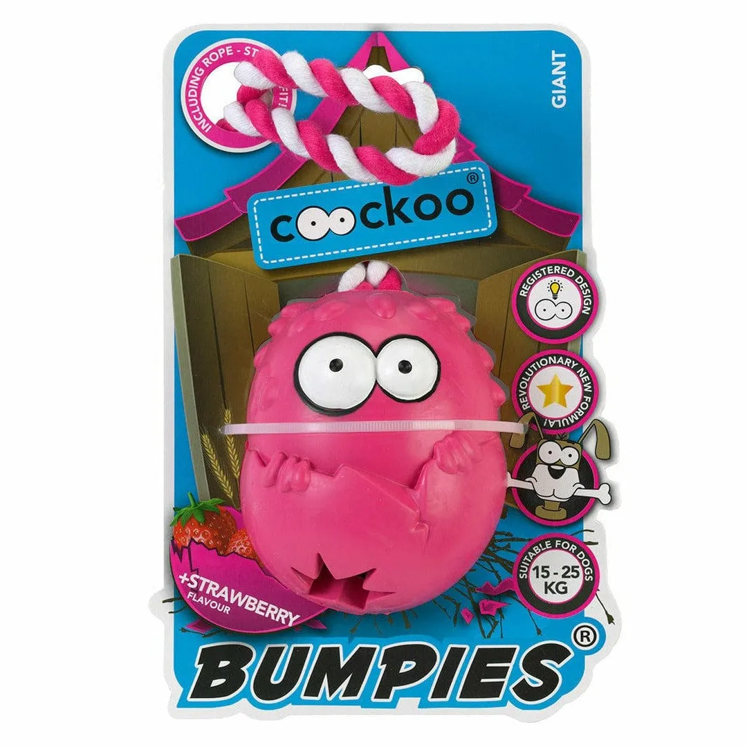 Bumpies (XL) With Rope Strawberry Hot XL - >27kg pink