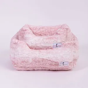 Cashmere Dog Bed in Pink Fawn