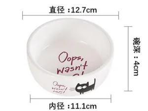 Cat Ceramic Bowls As Photo 12*12*4.5Cm Design 1