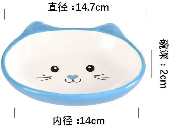 Cat Ceramic Bowls As Photo 14.5X12X3.5Cm Design 1