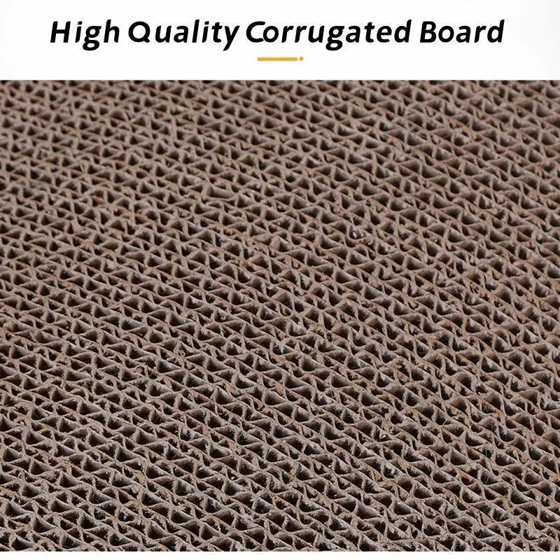 Cat Scratching Corrugated Board