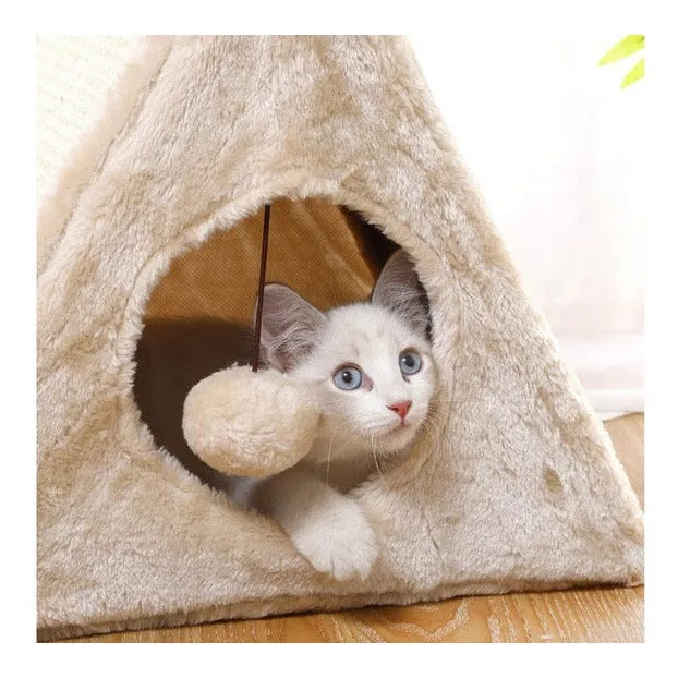 Cat Scratching White 46*24*39Cm