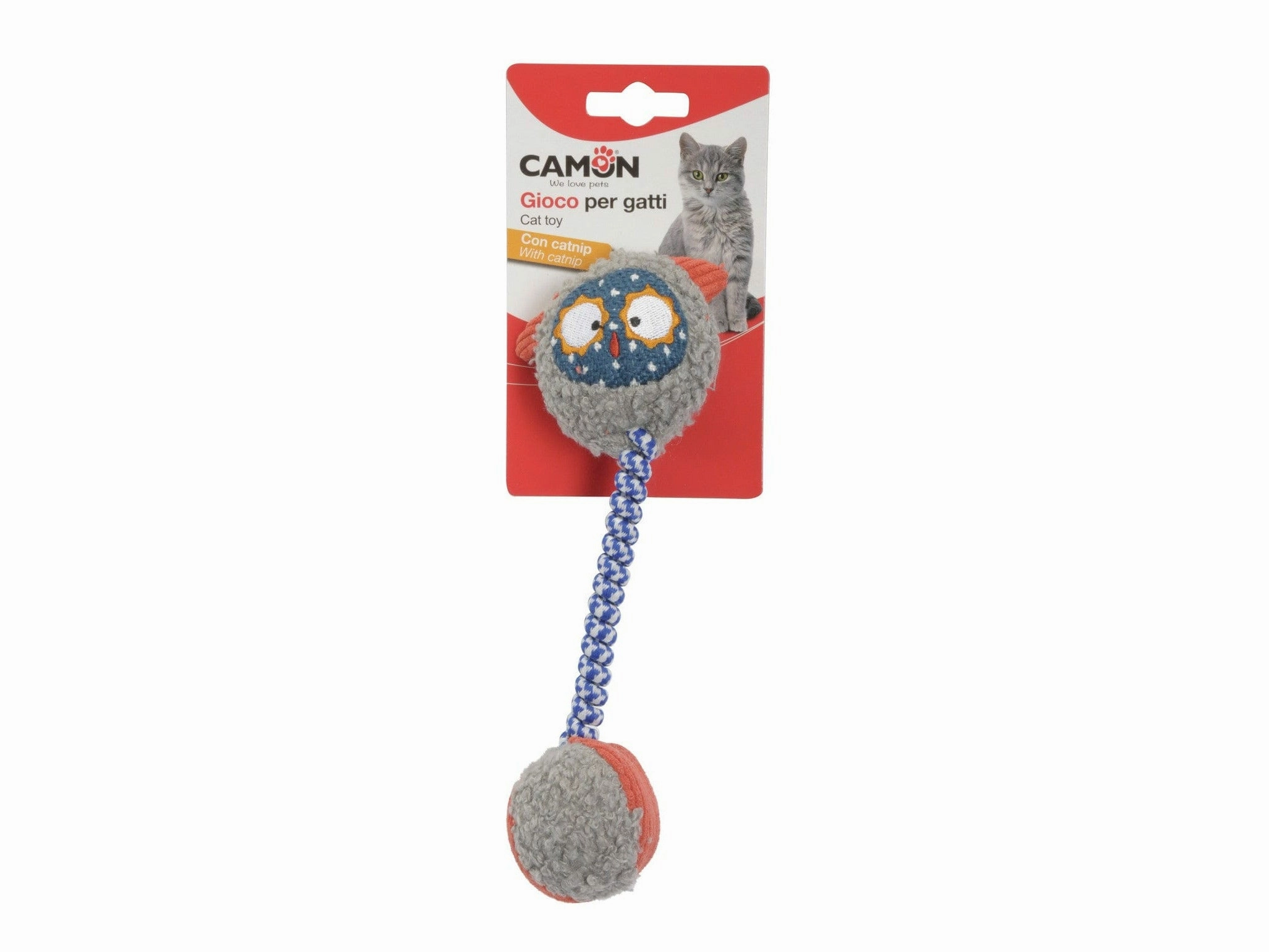 Cat Toy - Cat With Spring