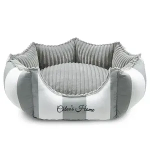 Chloe's Home Monte Carlo Bed for Dogs and Cats (Grey)